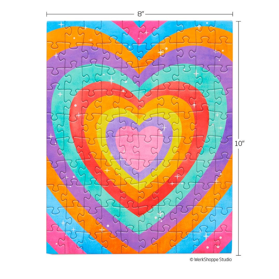 Velvet Heart Puzzle Snax- 100pcs