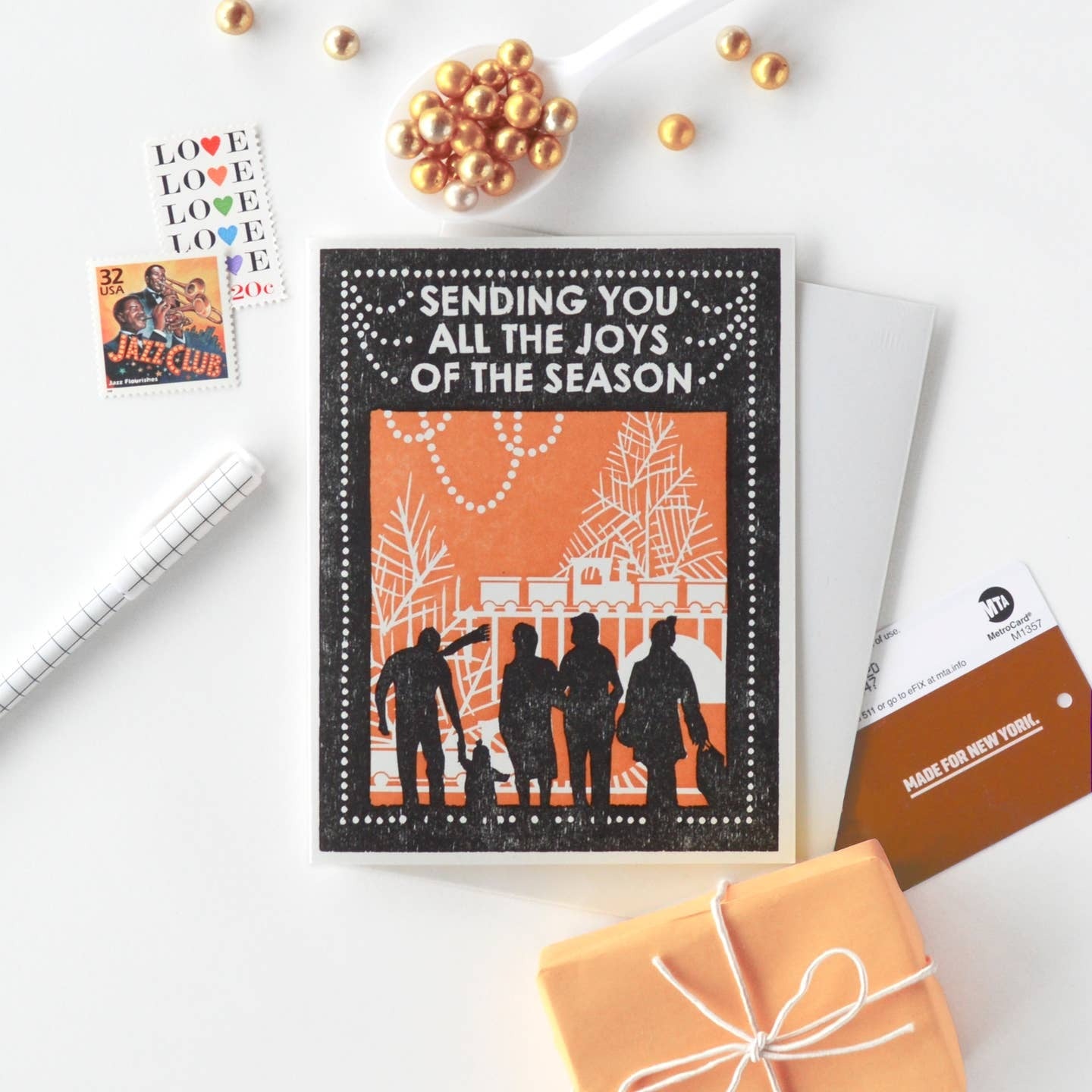 "Joys of the Season" Card