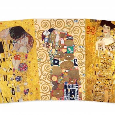 Gustav Klimt Set of 3 Mini Notebooks