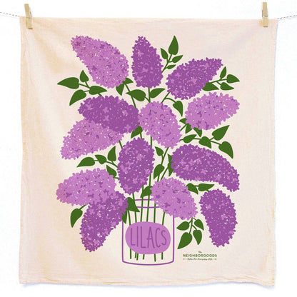 Edible Flowers Tea Towel Gift Set