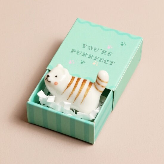 Tiny Ceramic Token in Matchbox