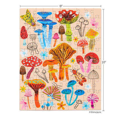 Mushroom Patch Puzzle Snax- 100pcs