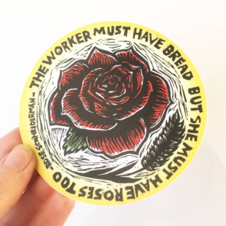 Roses and Bread Sticker