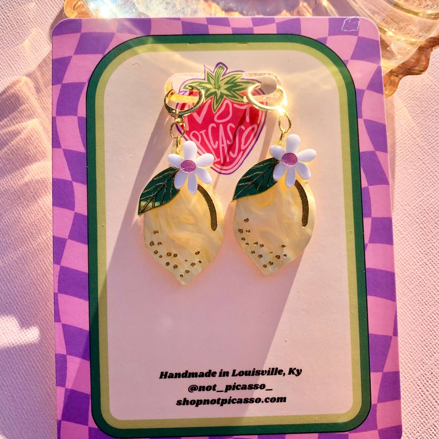 Lemon Earrings