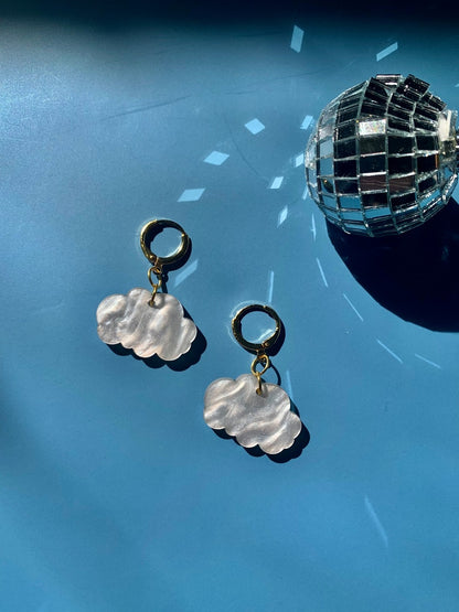 Mini Cloud Earrings