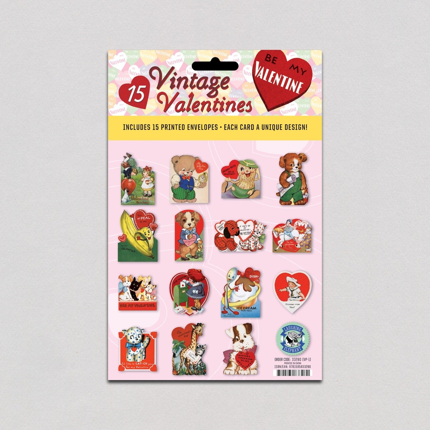 Vintage Valentines - Set of 15