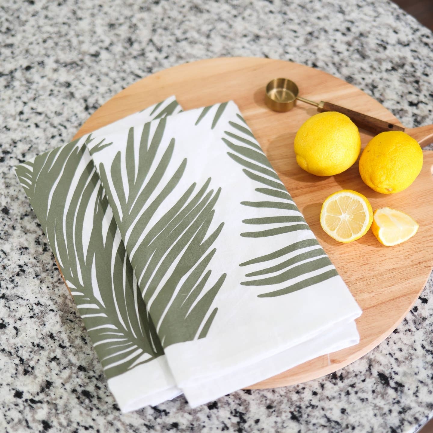 Palm Frond Tea Towel