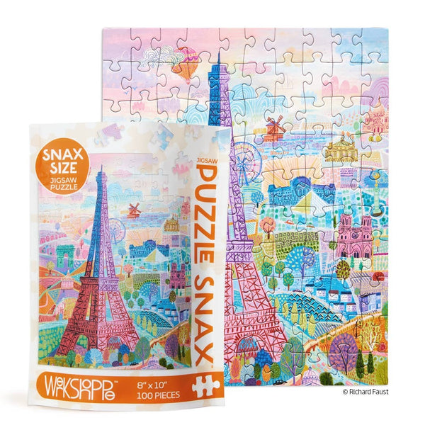 Paris Holiday Puzzle Snax- 100pcs