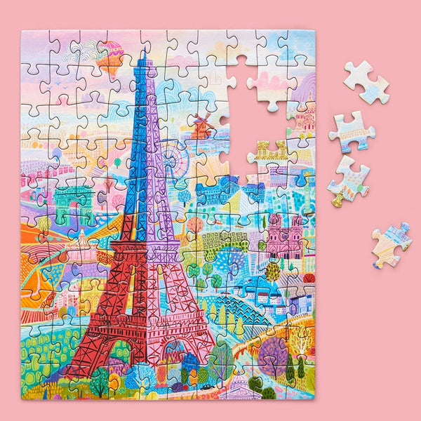 Paris Holiday Puzzle Snax- 100pcs