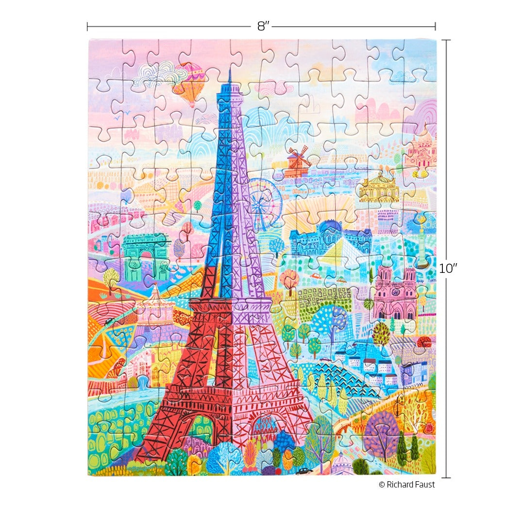 Paris Holiday Puzzle Snax- 100pcs