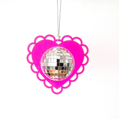 Mini Heart Disco Ball