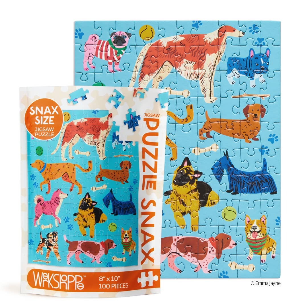 Pooches Playtime Puzzle Snax- 100pcs