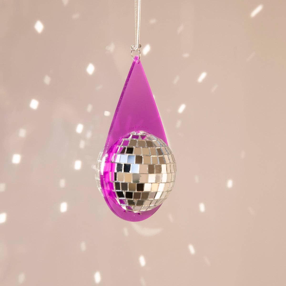 Mini Purple Rain Disco Ball