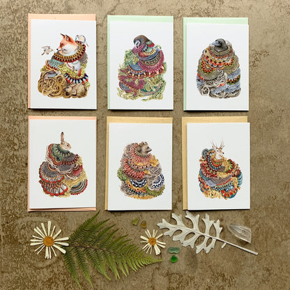 Quilted Forest Card Set