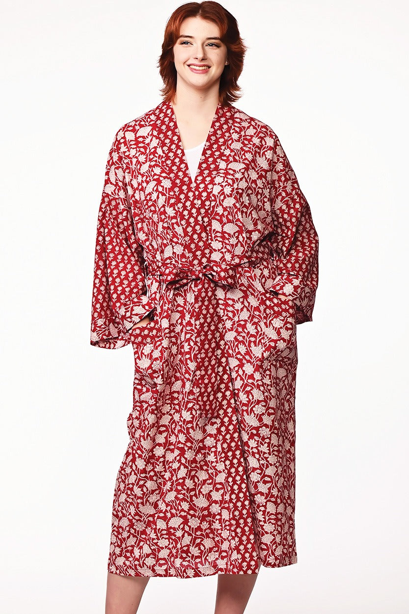 Kimono Robes in Cotton Prints