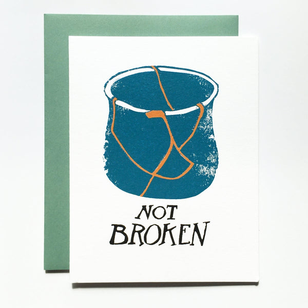 Not Broken blank card