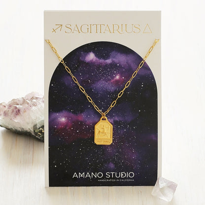 Sagittarius Zodiac Necklace