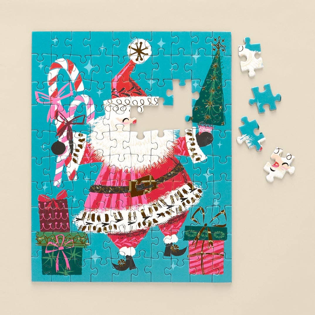 Santa Time Puzzle Snax- 100pcs