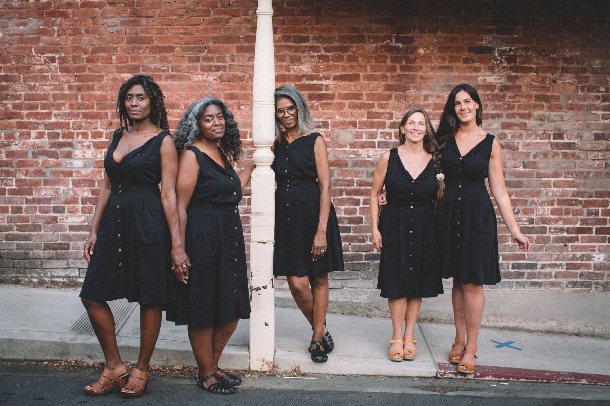Sheet Dress in Black Challis