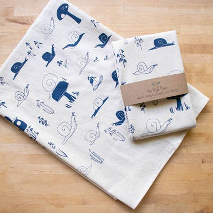 Snails Kitchen Tea Towel