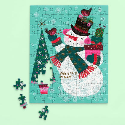 Snowman Puzzle Snax- 100pcs