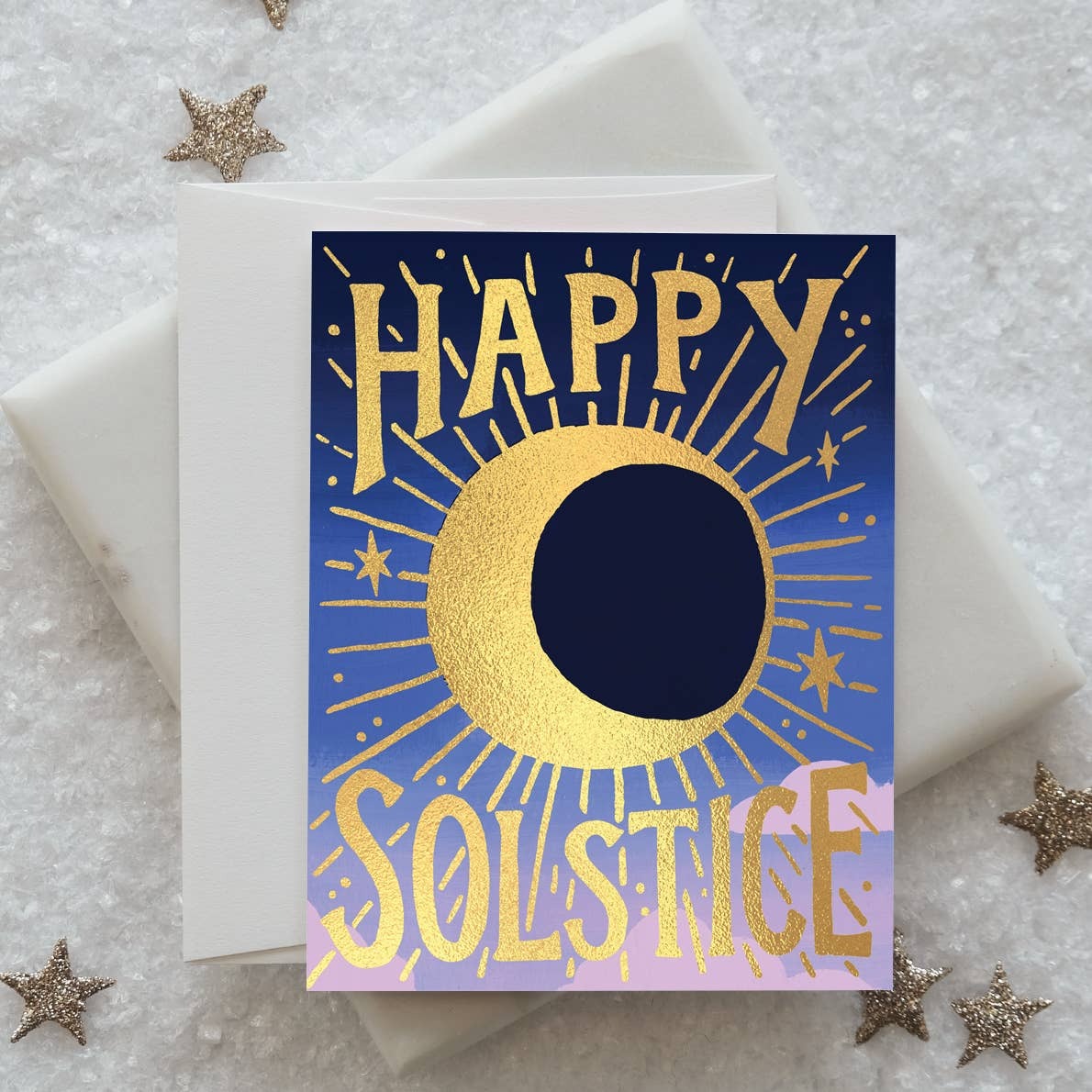 Moon+Sun Solstice Card