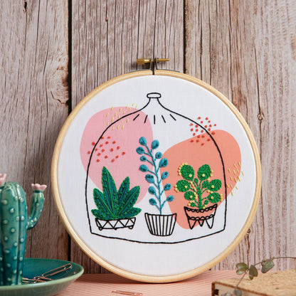 Terrarium Embroidery Kit