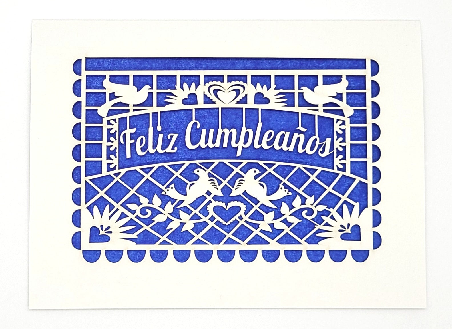 Feliz Cumpleaños Paper-cut Card