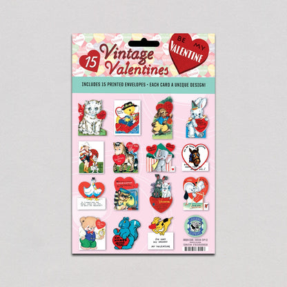 Vintage Valentines - Set of 15