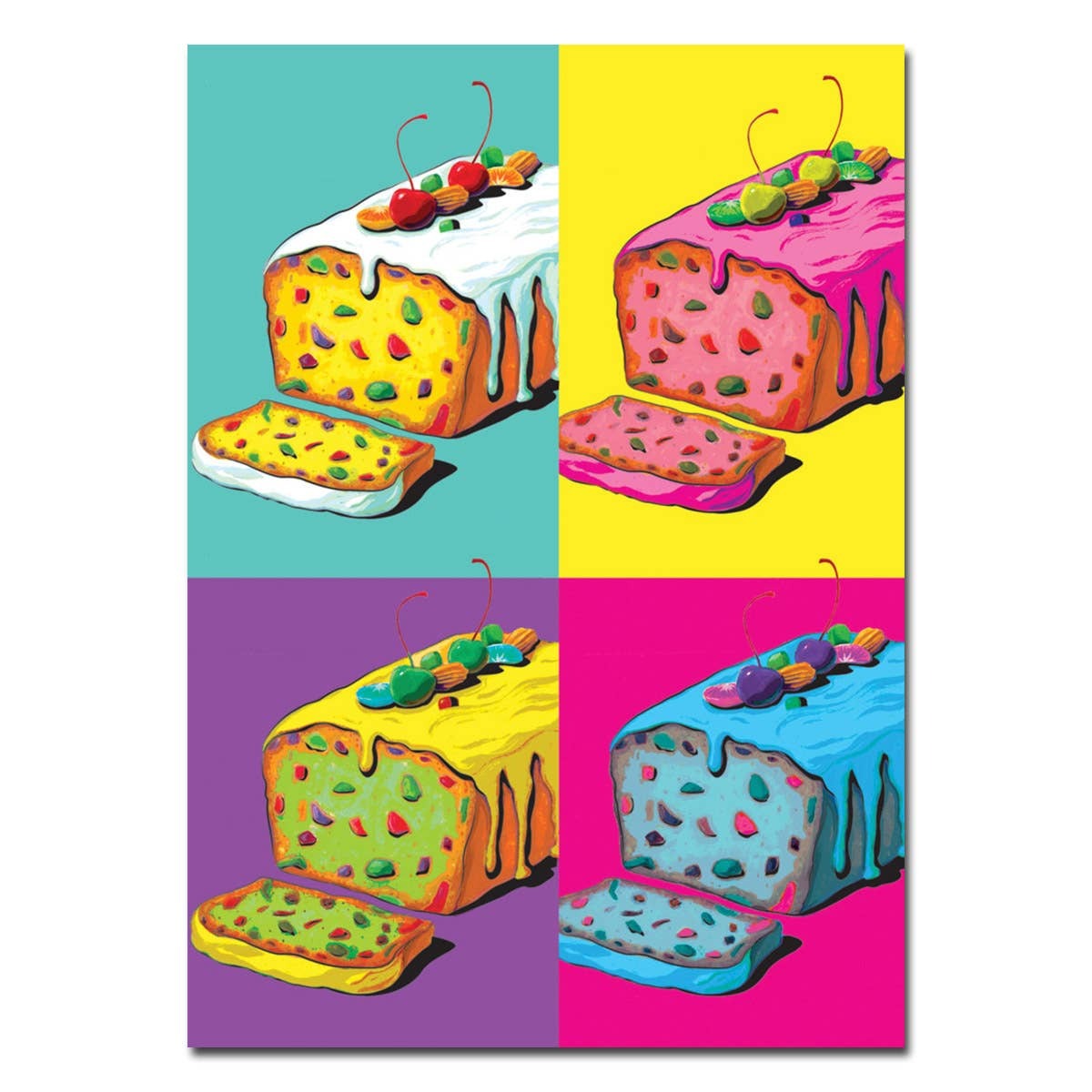 Warhol Fruitcake Card