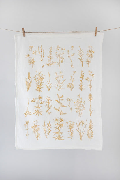 Wildflowers Tea Towel