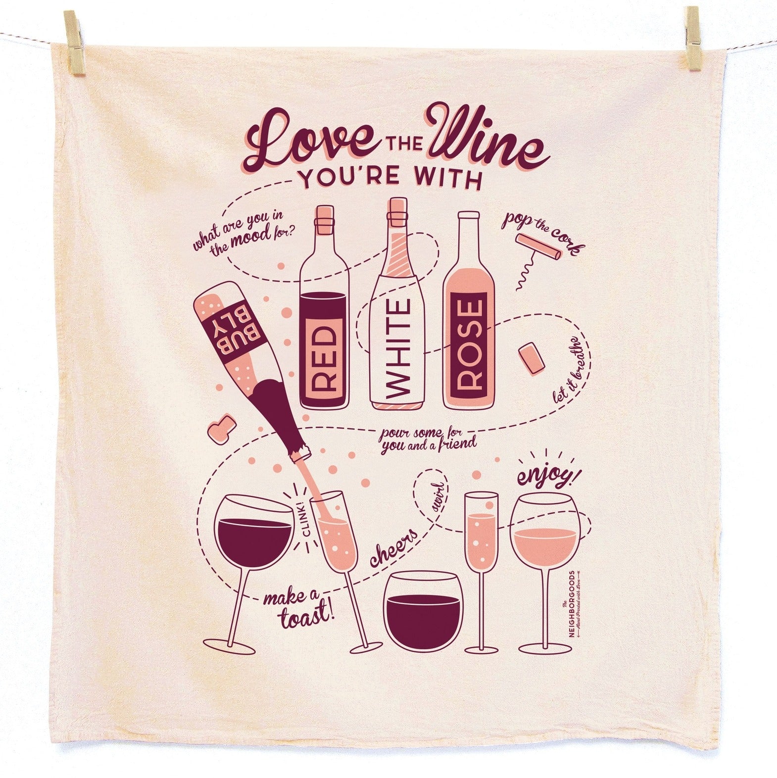 Perfect Pairing Tea Towel Gift Set