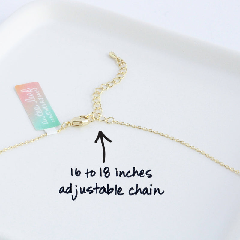 Monstera Adansonii Necklace