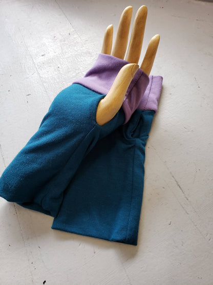 Zero Waste Fingerless Gloves