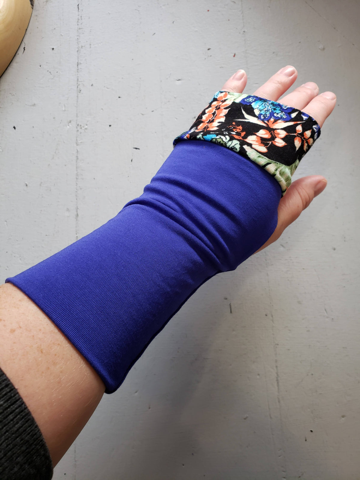 Zero Waste Fingerless Gloves