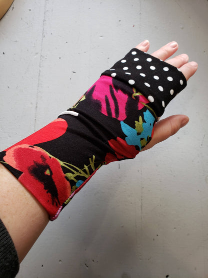 Zero Waste Fingerless Gloves