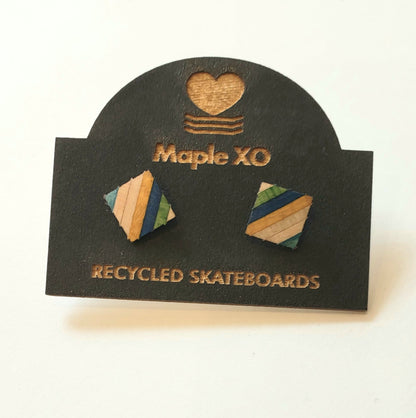 Spectra Studs from Recycled Skateboards