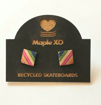 Spectra Studs from Recycled Skateboards