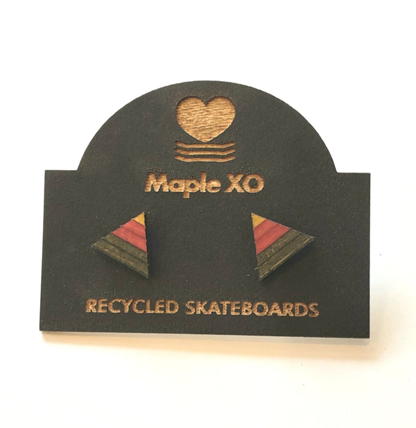 Pyramid Studs from Recycled Skateboards
