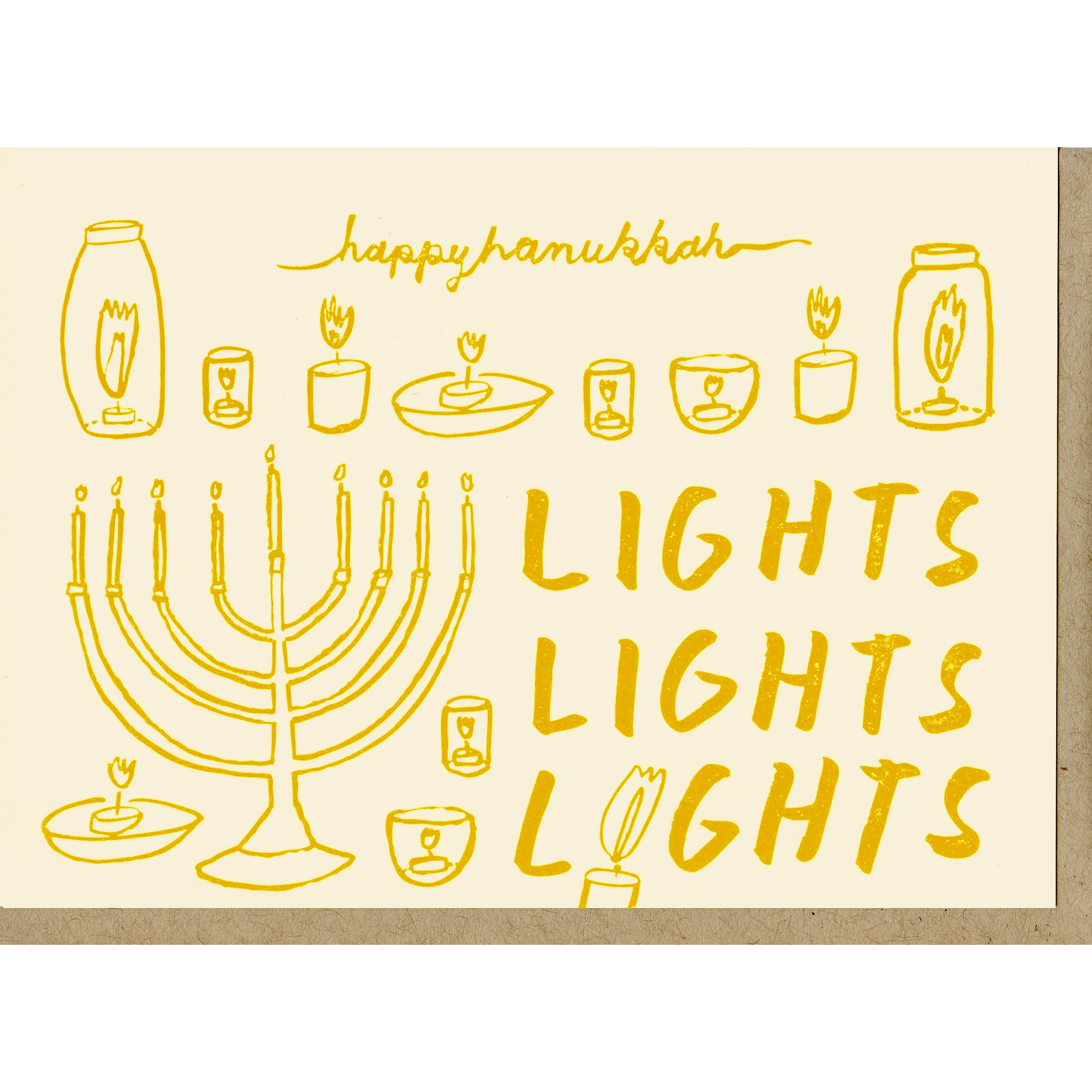 Hanukah Lights Card