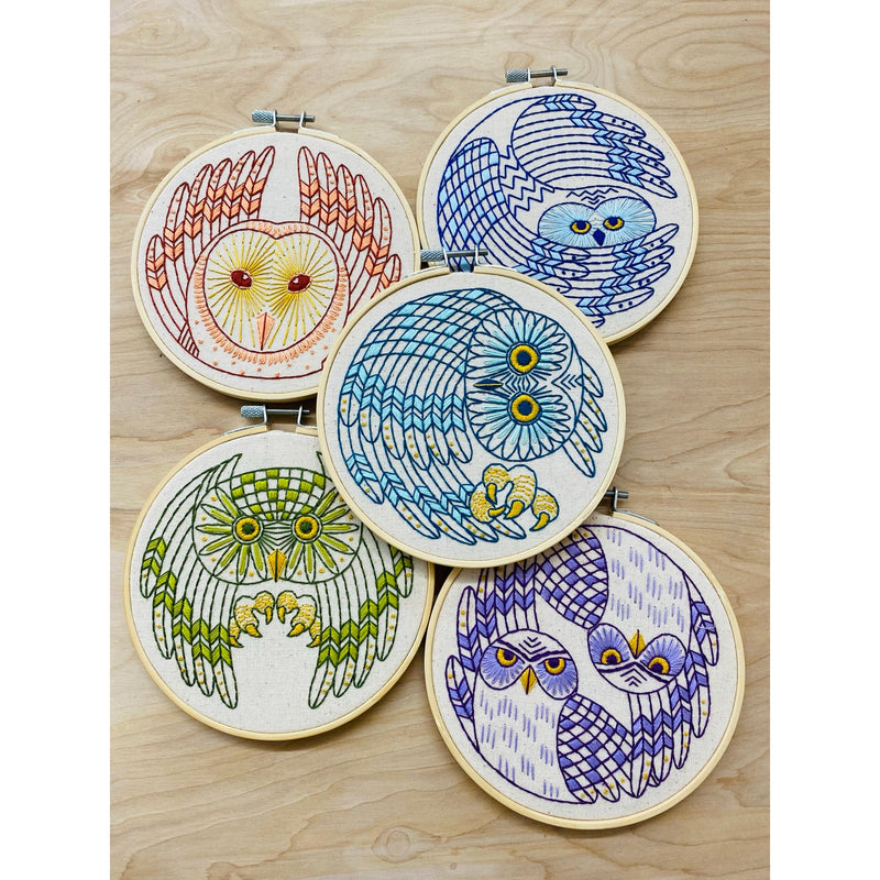 Owls Embroidery Kit