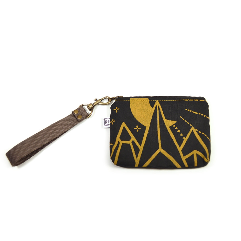 Mini Wristlet in "Moonbeam" Print