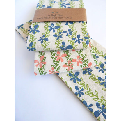 Floral Vine Kitchen Towel, Tea Towel