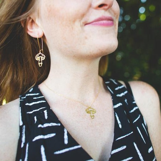 Mushroom Necklace