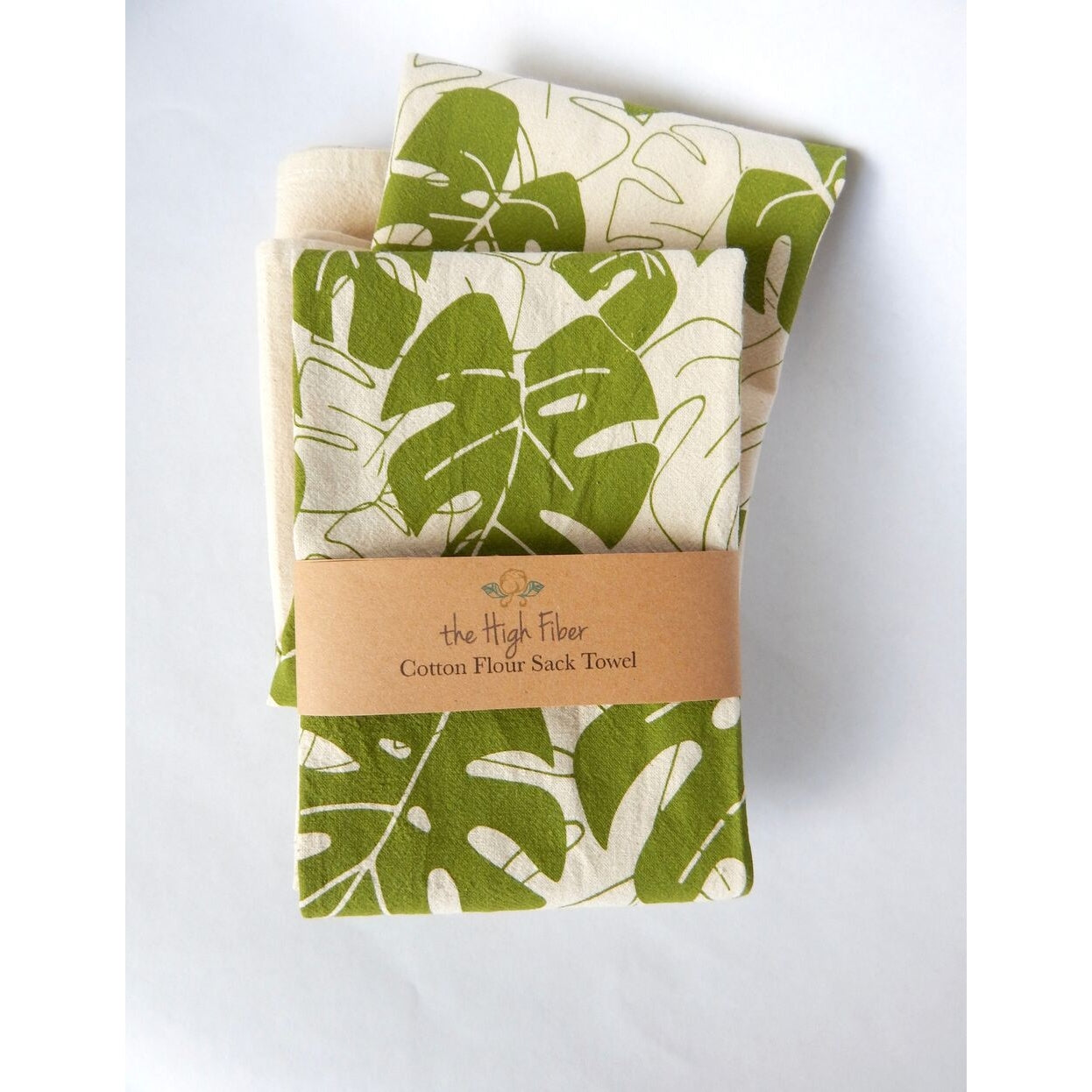 Monstera Plant Kitchen Tea Towel