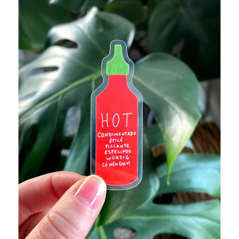 Hot Sauce International Clear Sticker