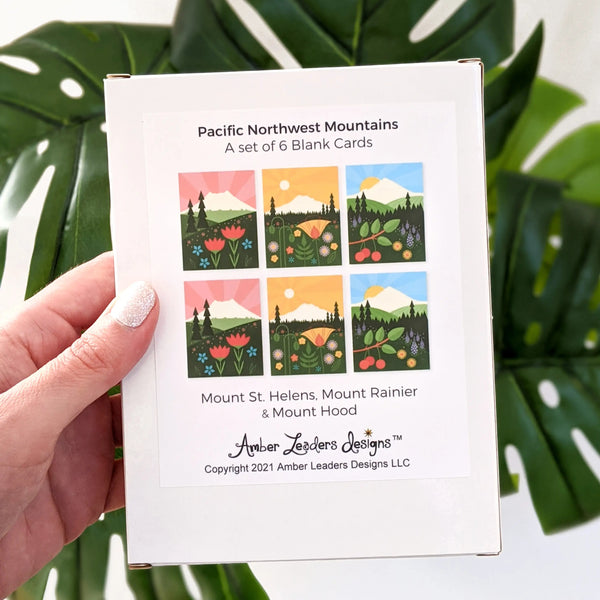 Pacific NW Mountains Card Set