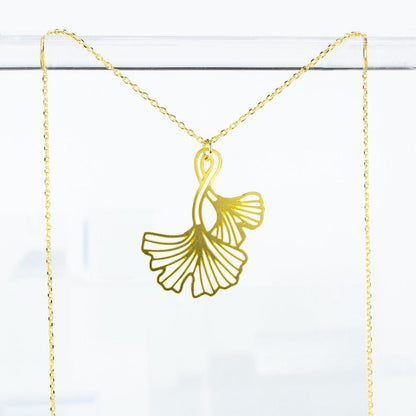 Ginkgo Leaf Necklace