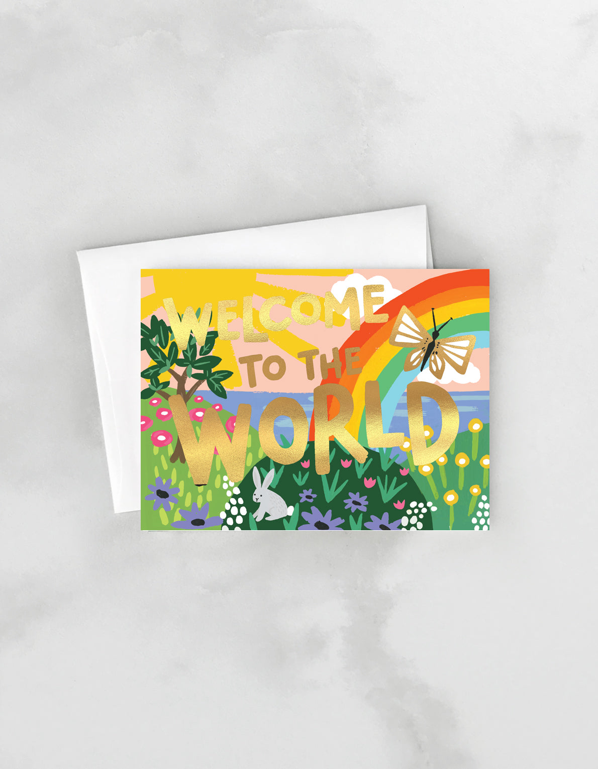 "Welcome To The World" Card