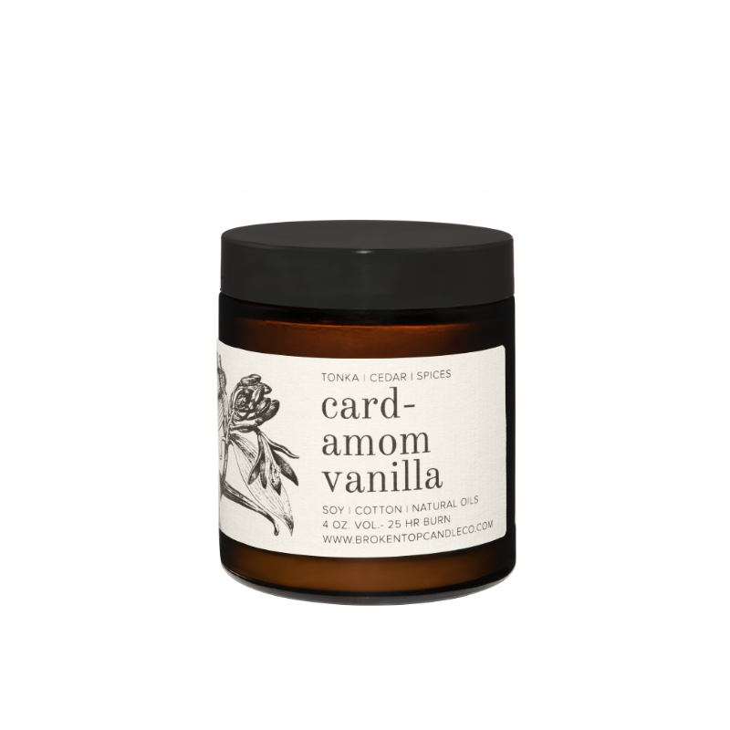 Cardamom Vanilla 4 oz Soy Candle